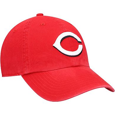 Youth '47 Red Cincinnati Reds Team Logo Clean Up Adjustable Hat