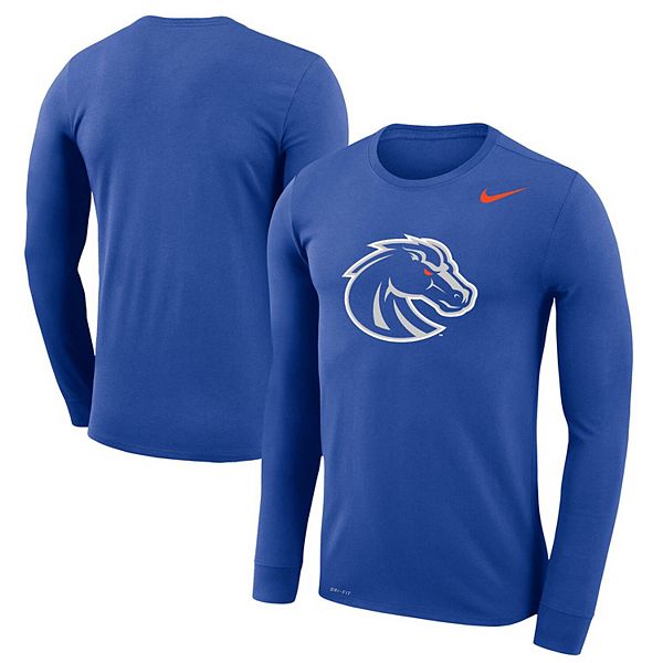 Men's Colosseum Charcoal Boise State Broncos Team OHT Military Appreciation  Hoodie Long Sleeve T-Shirt