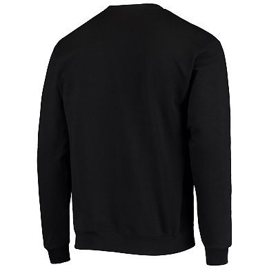 Men's Champion Black NC State Wolfpack Team Stack Powerblend Pullover ...