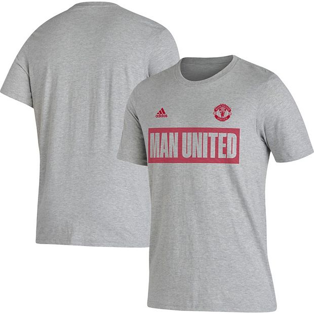 Adidas Manchester United logo-print T-shirt - Farfetch