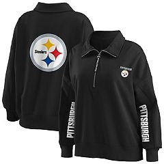 Steelers Women's '47 Upstage Kennedy Fleece Crew - XL