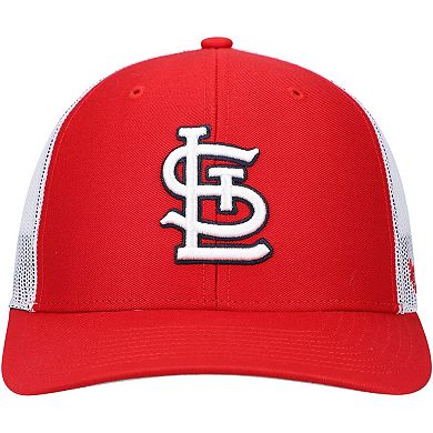 Men's '47 Red/White St. Louis Cardinals Primary Logo Trucker Snapback Hat