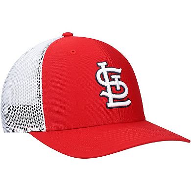 Men's '47 Red/White St. Louis Cardinals Primary Logo Trucker Snapback Hat