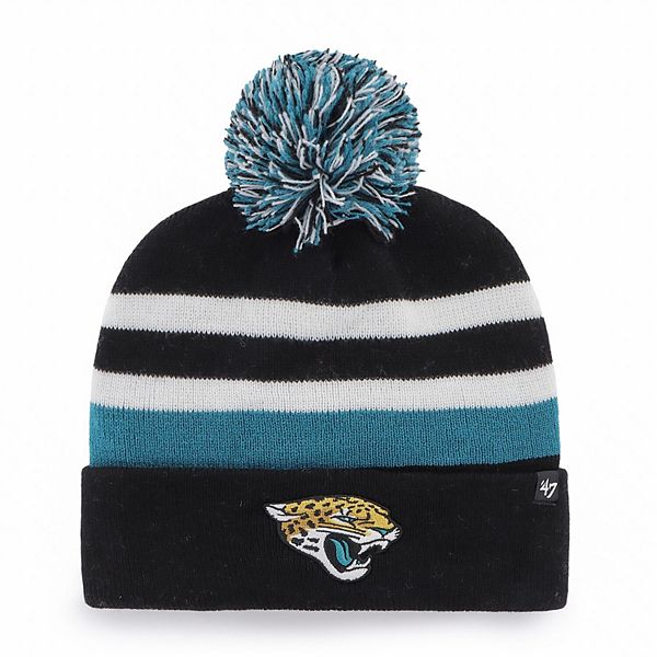 Fanatics Women's Black Jacksonville Jaguars Double Pom Cuffed Knit Hat