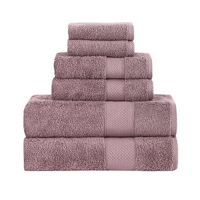 Classic Turkish Towels Genuine Cotton Soft Absorbent Luxury Madison 6 Piece Set With 2 Bath Towels