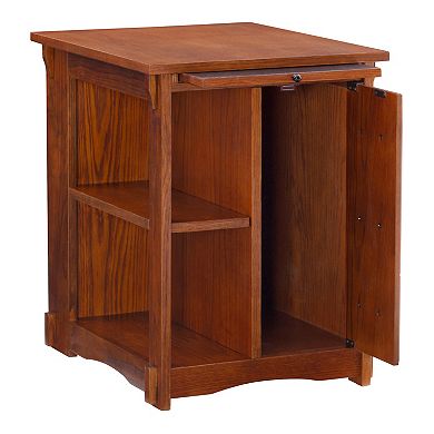 Mission Oak Magazine Cabinet Table