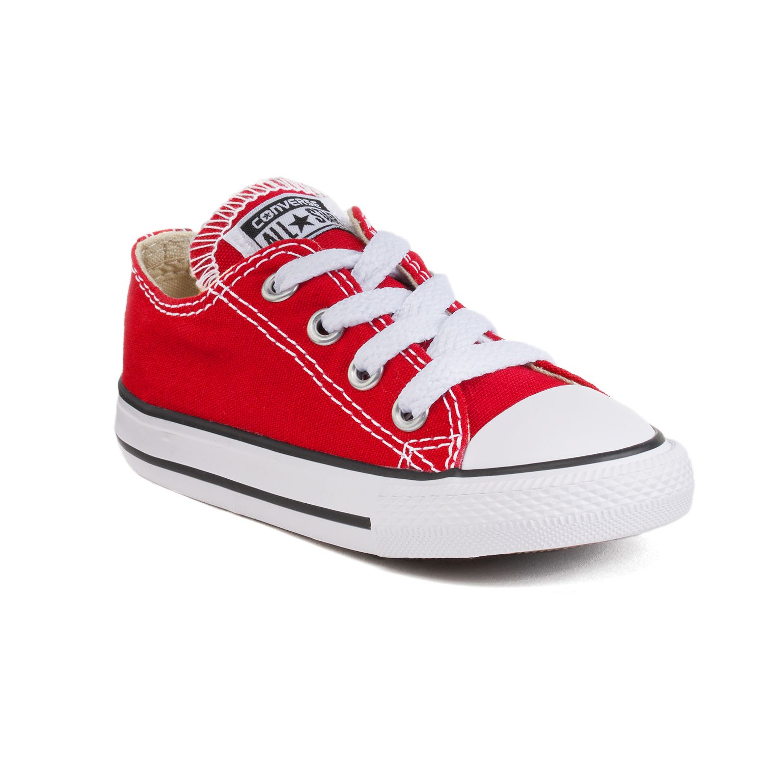 baby girl red converse