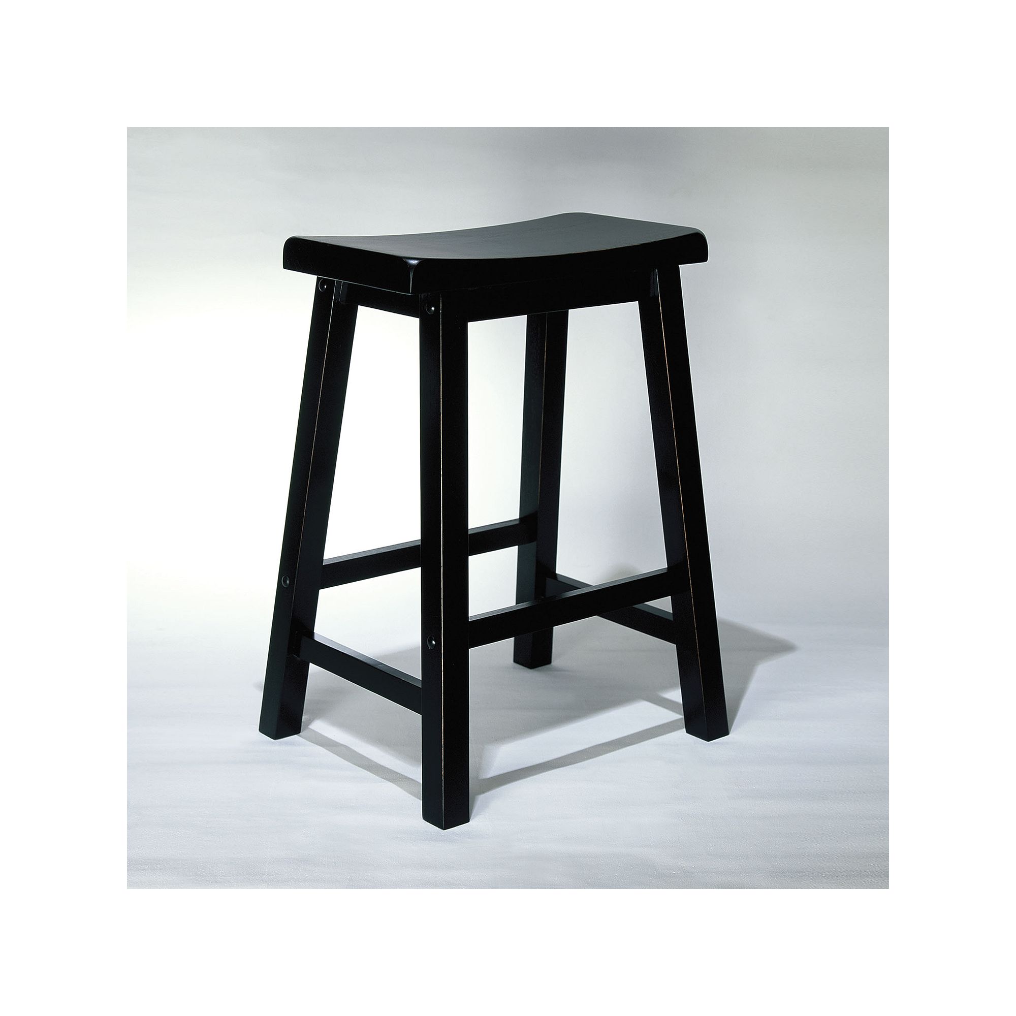 Linon Antique Black Counter Stool