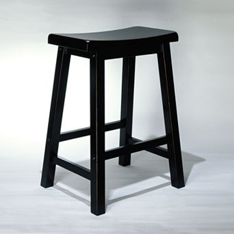 Linon Antique Black Counter Stool