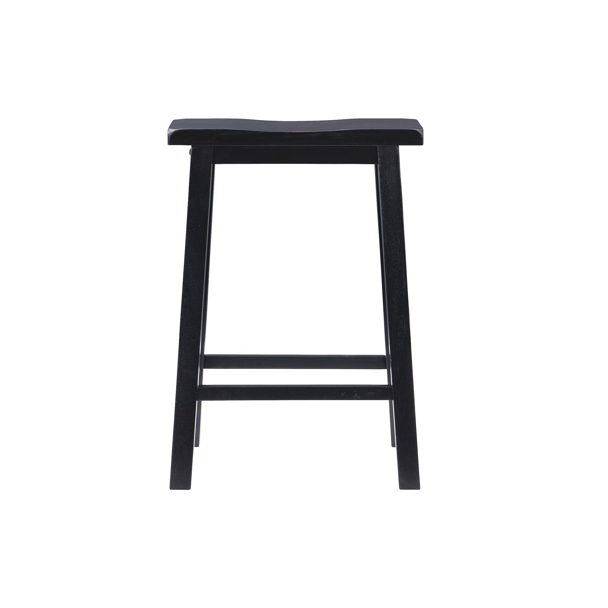 Linon Antique Black Bar Stool