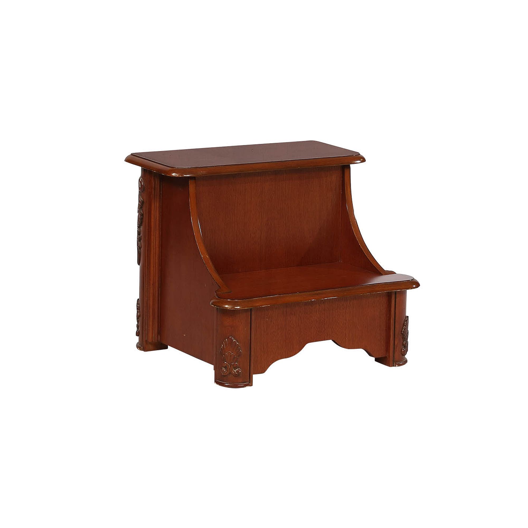Woodbury Mahogany Bed Step, Brown