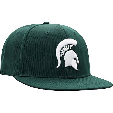 Men's Top of the World Green Michigan State Spartans Team Color Fitted Hat