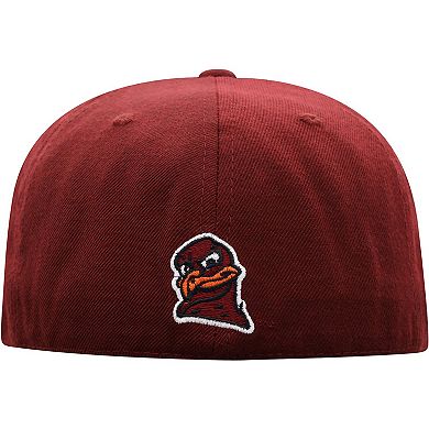 Men's Top of the World Maroon Virginia Tech Hokies Team Color Fitted Hat
