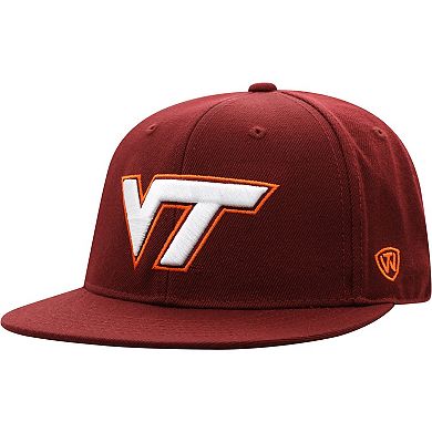 Men's Top of the World Maroon Virginia Tech Hokies Team Color Fitted Hat