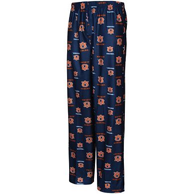 Auburn Tigers Youth Navy Blue Team Logo Flannel Pajama Pants