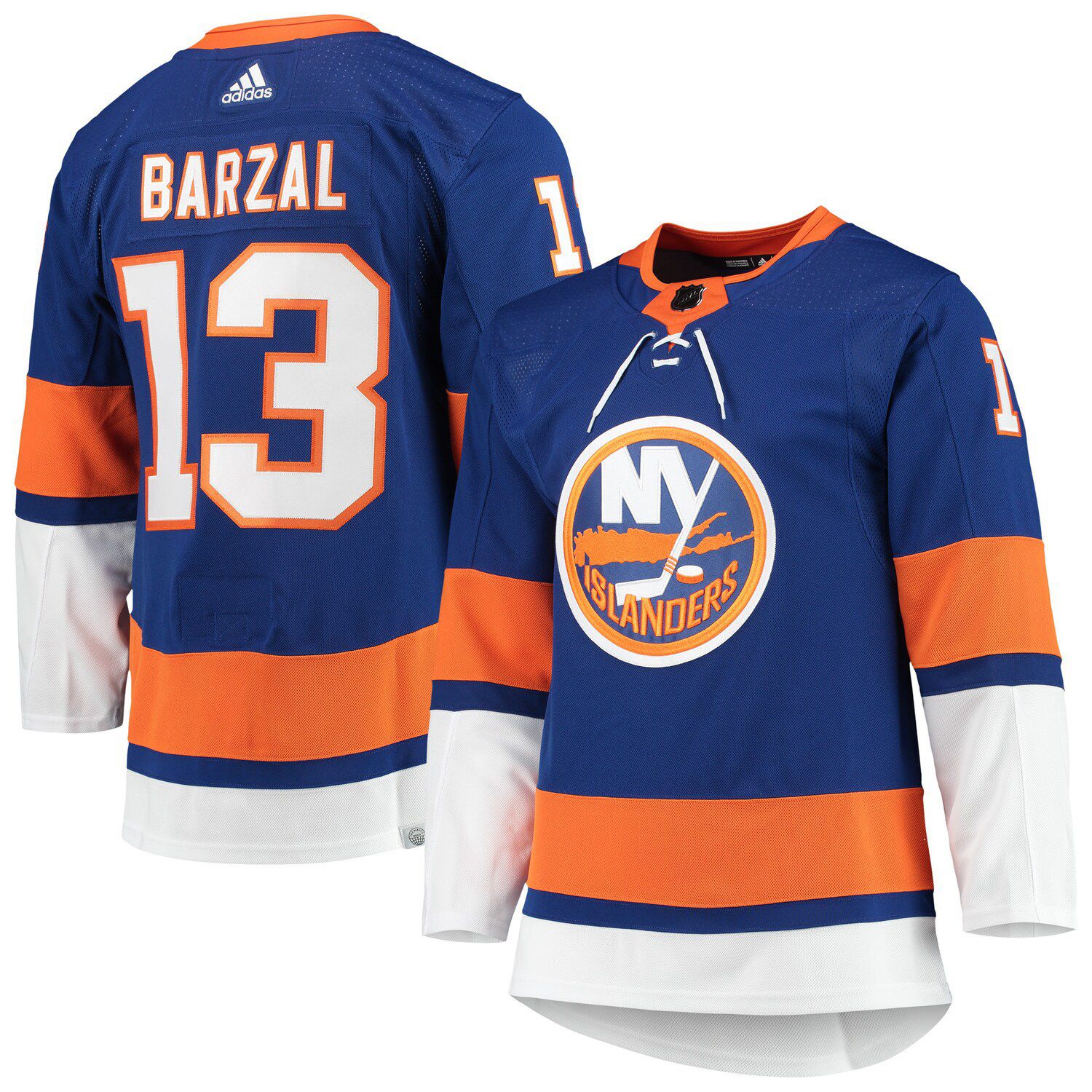 New York Islanders No13 Mathew Barzal Adidas Men's Black USA Flag Limited NHL Jersey