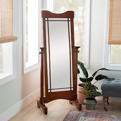 Mission Oak Cheval Mirror