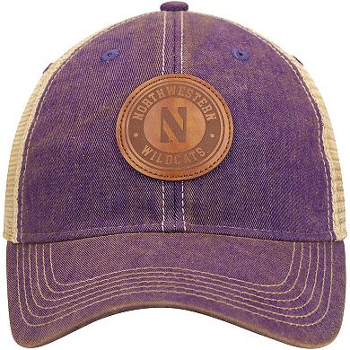 Men's Purple Northwestern Wildcats Target Old Favorite Trucker Snapback Hat