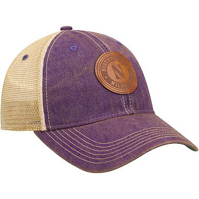Men's Purple Northwestern Wildcats Target Old Favorite Trucker Snapback Hat