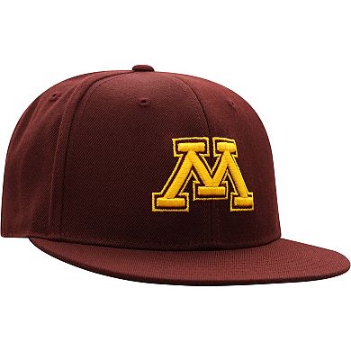 Men's Top of the World Maroon Minnesota Golden Gophers Team Color Fitted Hat