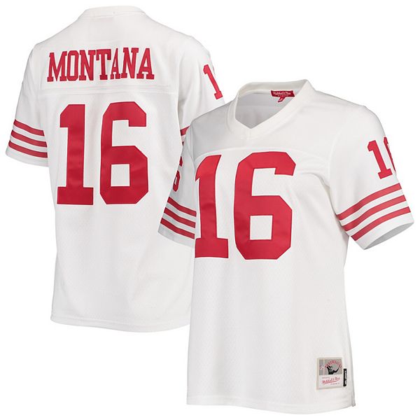 Joe Montana #16 San Francisco 49ers Mitchell & Ness Legacy Throwback NFL  Jersey White