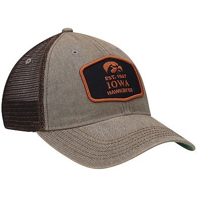 Men's Gray Iowa Hawkeyes Legacy Practice Old Favorite Trucker Snapback Hat
