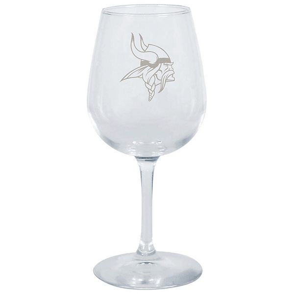 Vikings Wine Glass NFL Minnesota Vikings Wine Glass Skol 