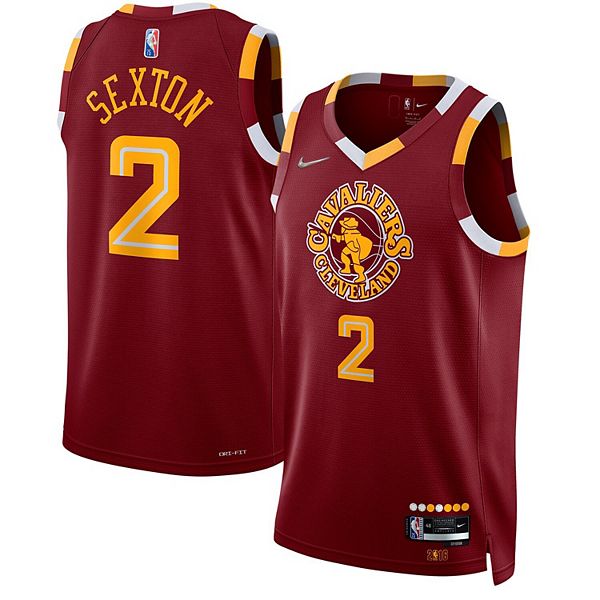 100% Authentic Collin Sexton Nike Cavaliers City Team Issued Pro Cut Jersey  44+4