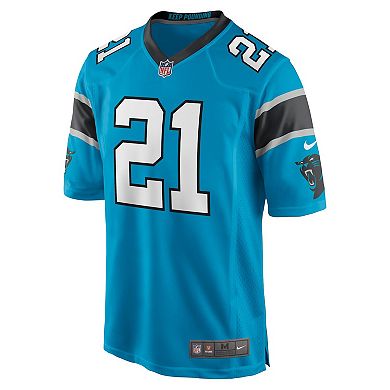 Men's Nike Jeremy Chinn Blue Carolina Panthers Game Jersey