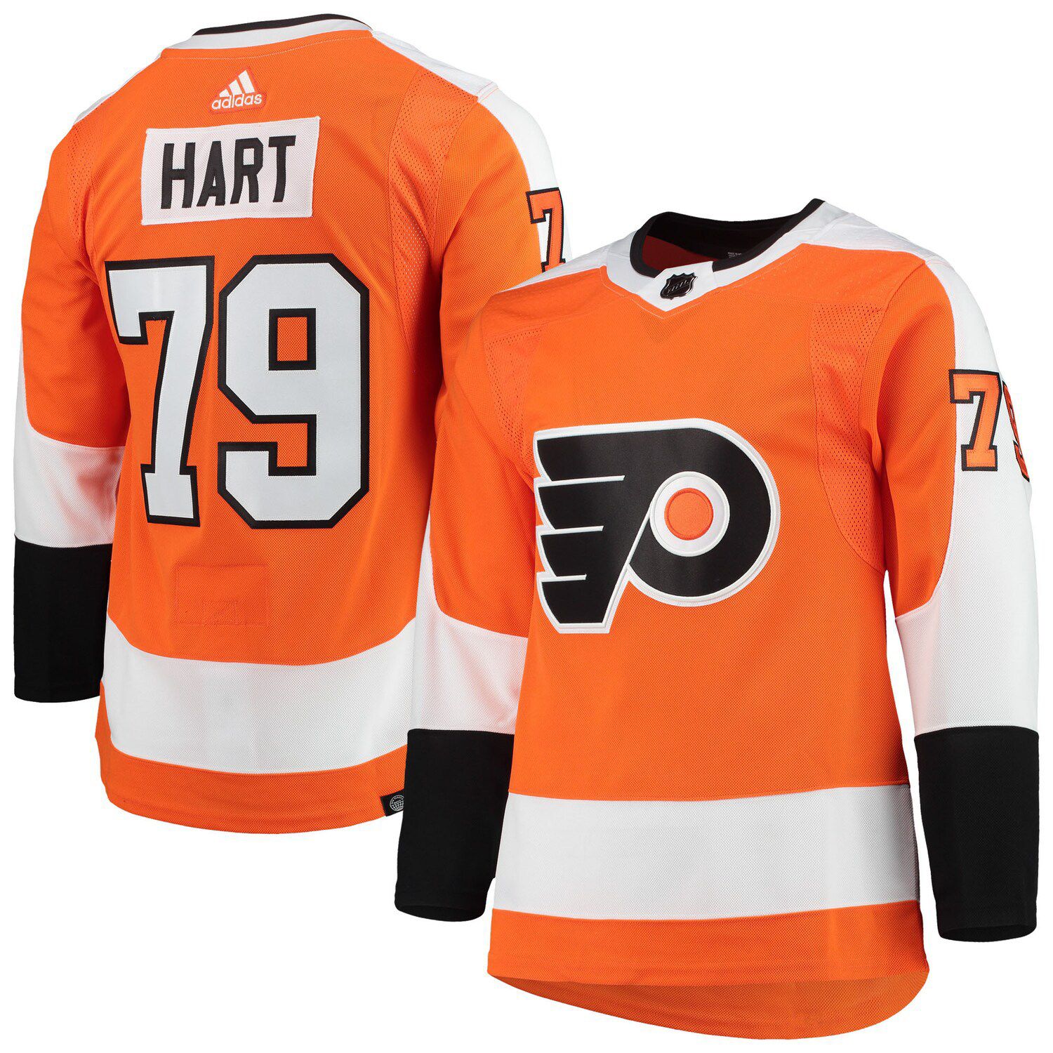 Outerstuff Youth Carter Hart Orange Philadelphia Flyers Home Premier Player  Jersey