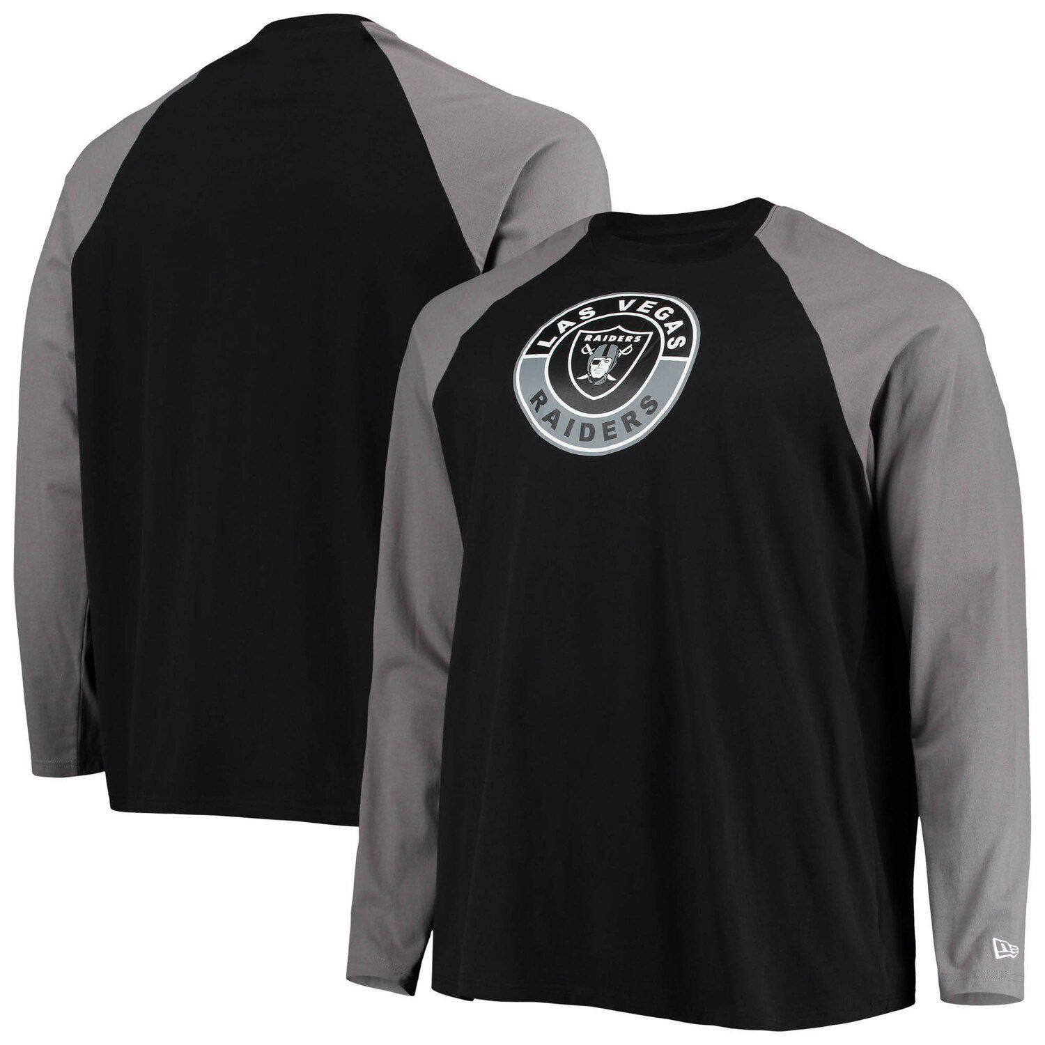 Las Vegas Raiders Starter Cross-Check V-Neck Long Sleeve T-Shirt