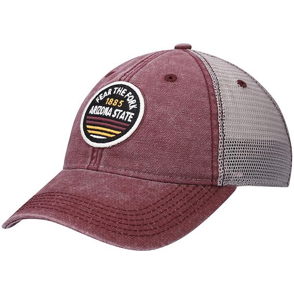 Men's Maroon Arizona State Sun Devils Sunset Dashboard Trucker Snapback Hat