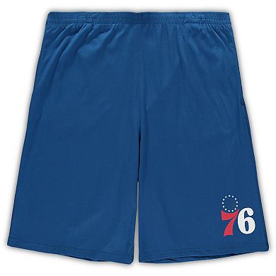 Men's Concepts Sport Red/Royal Philadelphia 76ers Big & Tall T-Shirt & Shorts Sleep Set