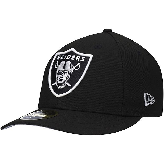 Men's New Era White Las Vegas Raiders Omaha 59FIFTY Fitted Hat 