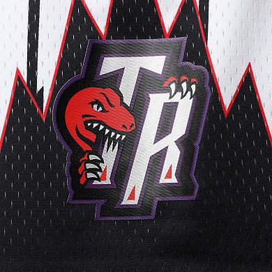 Men's Mitchell & Ness White Toronto Raptors Big & Tall Hardwood Classics Team Swingman Shorts