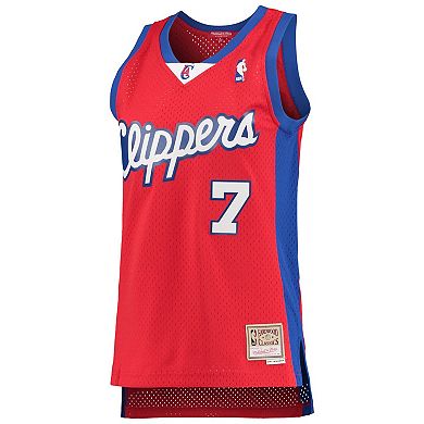 Women's Mitchell & Ness Lamar Odom Red LA Clippers 2000-01 Hardwood Classics Swingman Jersey