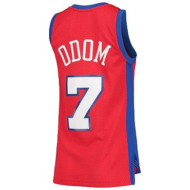Women's Mitchell & Ness Lamar Odom Red LA Clippers 2000-01 Hardwood Classics Swingman Jersey
