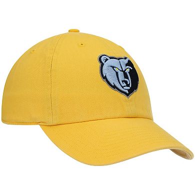 Men's '47 Gold Memphis Grizzlies Team Clean Up Adjustable Hat
