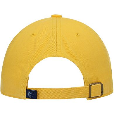 Men's '47 Gold Memphis Grizzlies Team Clean Up Adjustable Hat