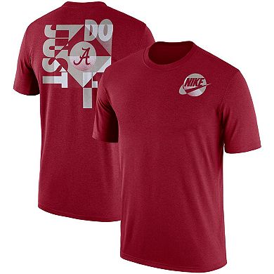 Men's Nike Crimson Alabama Crimson Tide Just Do It Max 90 T-Shirt