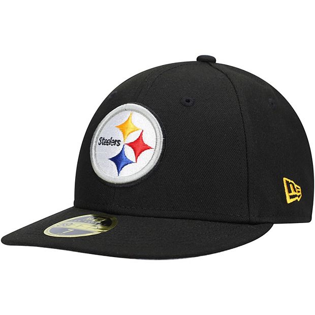 Men's New Era Black Pittsburgh Steelers Omaha 59FIFTY Hat