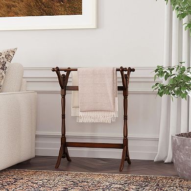 Linon Blanket Rack