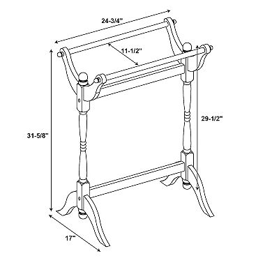 Linon Blanket Rack