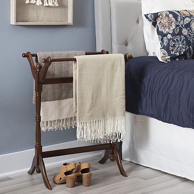 Linon Blanket Rack