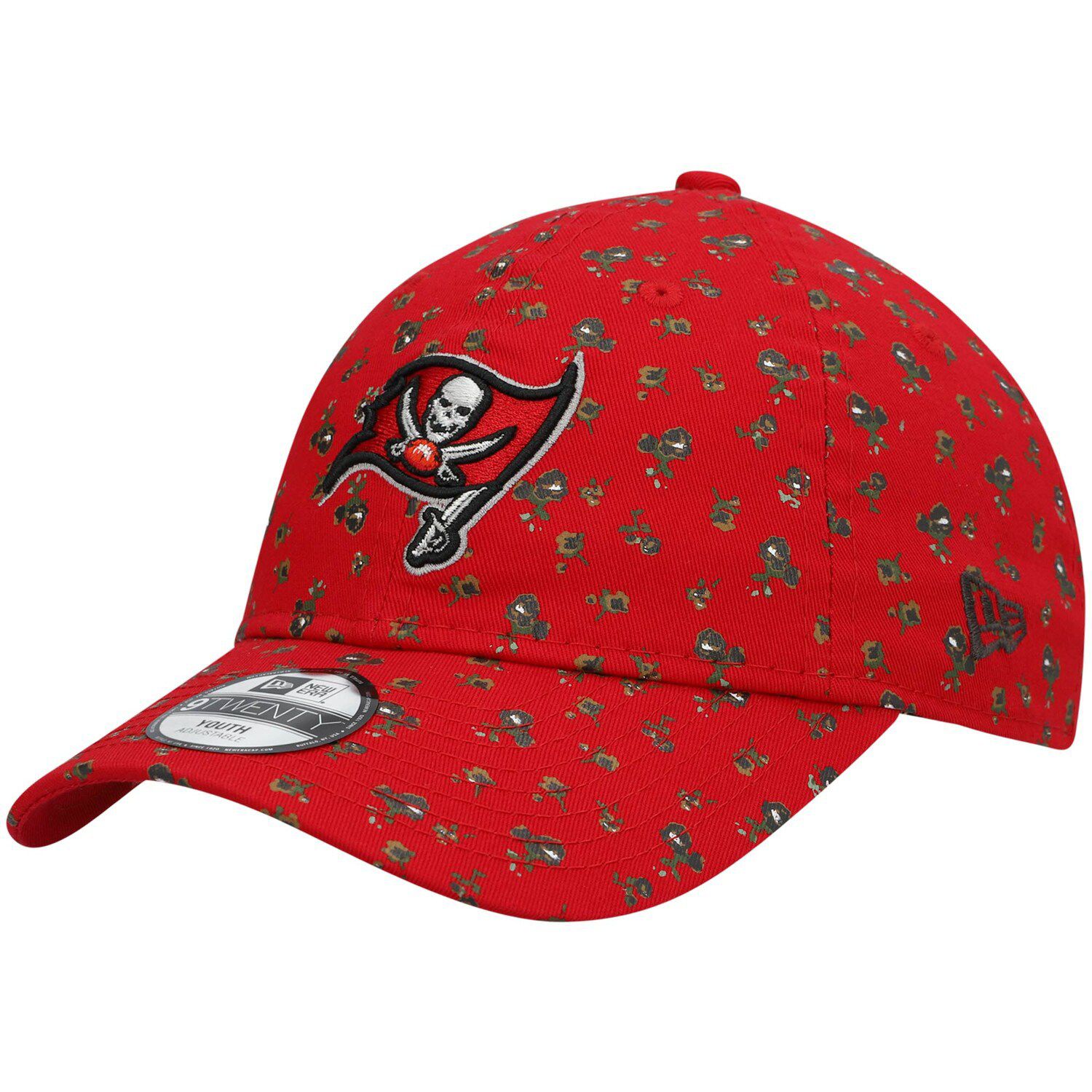 Youth New Era Red Tampa Bay Buccaneers Tear 9FIFTY Snapback Hat