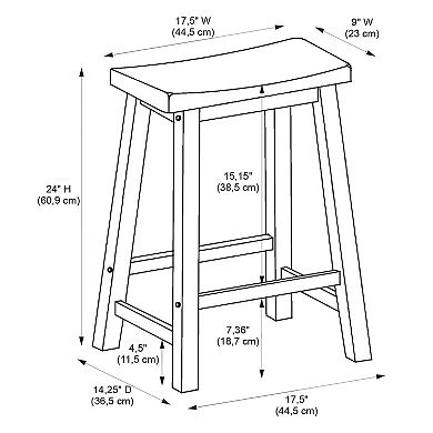 Honey Brown Counter Stool