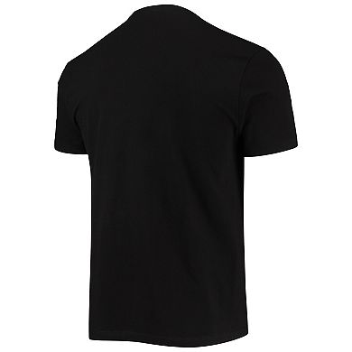 Men's Mitchell & Ness Vince Carter Black Toronto Raptors Hardwood Classics Draft Day Colorwash T-Shirt