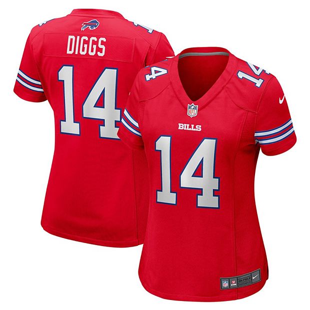 Women's Nike Stefon Diggs Red Buffalo Bills Game Player Jersey