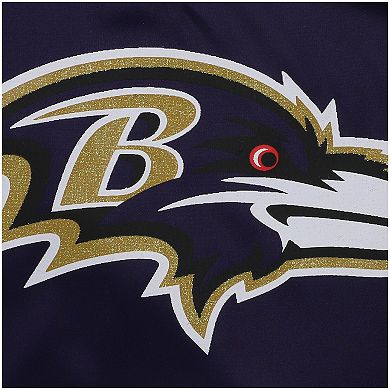 Girls Youth Purple Baltimore Ravens Tutu Tailgate Game Day V-Neck Costume