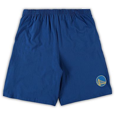 Men's Concepts Sport Gold/Royal Golden State Warriors Big & Tall T-Shirt & Shorts Sleep Set